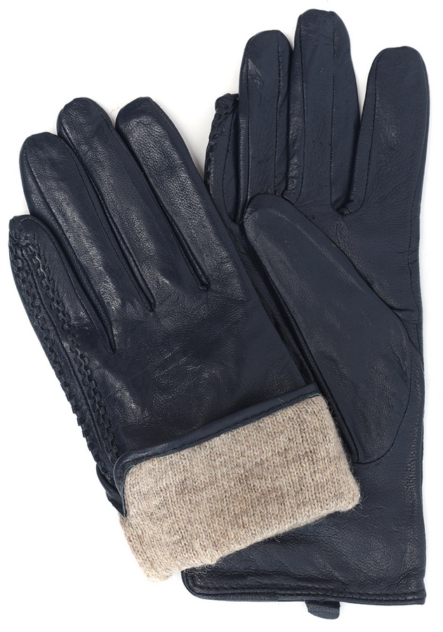 перчатки женские натуральная кожа/шерсть