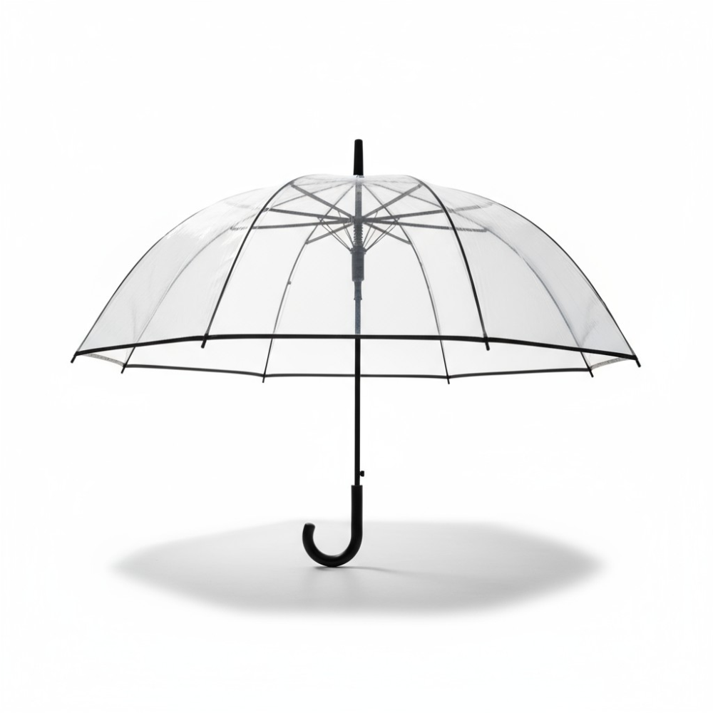 зонт женский трость прозрачный механика 8 спиц зонт женский трость прозрачный механика 8 спиц