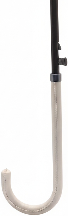 зонт женский трость белый в коричневый горох механика 8 спиц