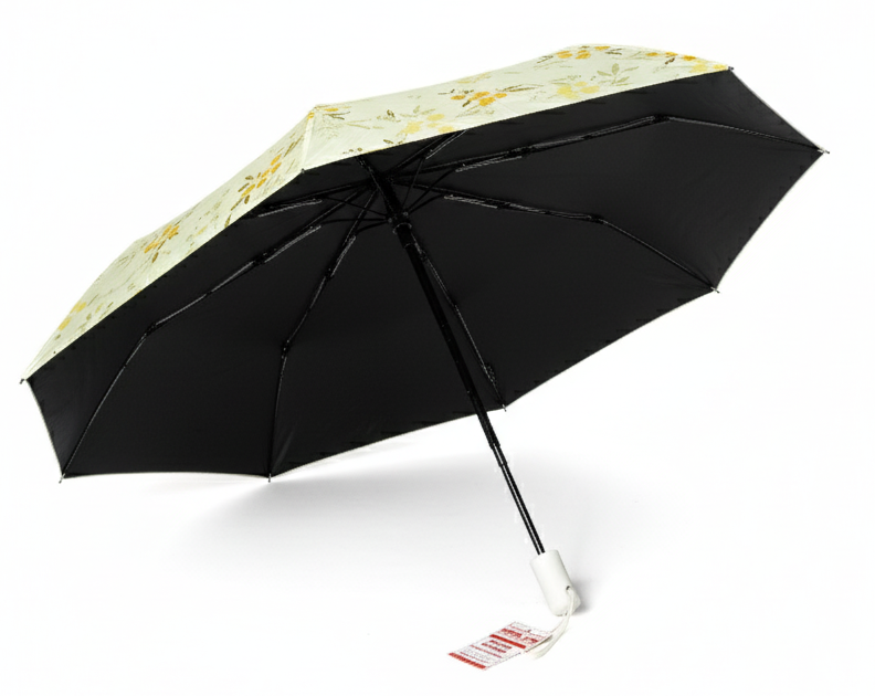зонт желтый желтые цветы автомат антиветер 8 спиц
