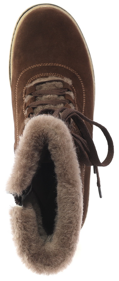 женские ботинки натуральная кожа (замша) / шерсть марко беларусь