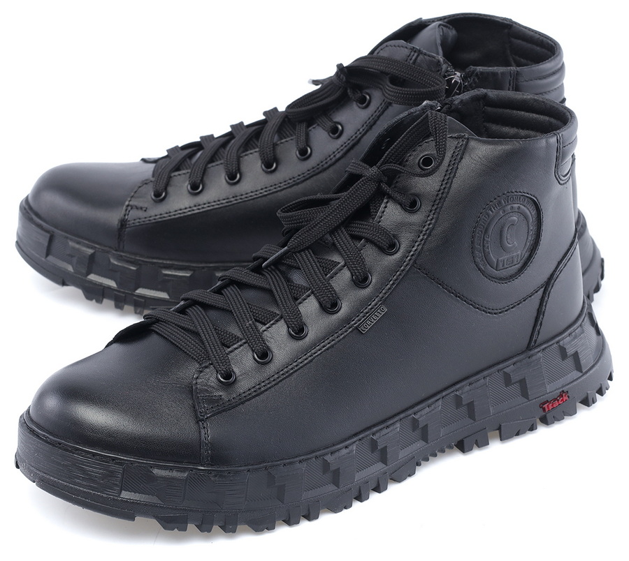 мужские ботинки с антискольжением натуральная кожа / натуральная шерсть corvetto