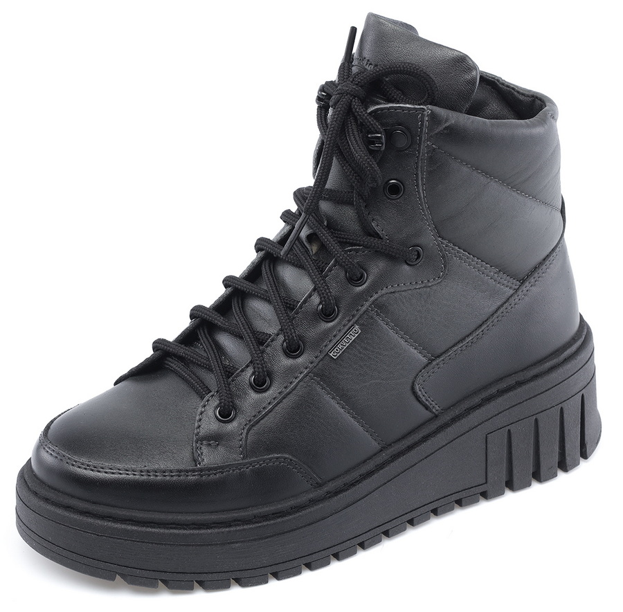 женские ботинки натуральная кожа / натуральная шерсть corvetto италия