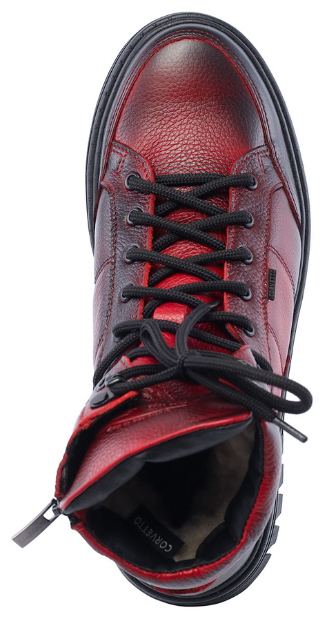 женские ботинки натуральная кожа / натуральная шерсть corvetto италия