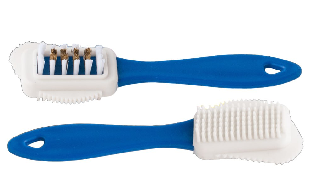 olvist щетка трехсторонняя для замши нубука велюра