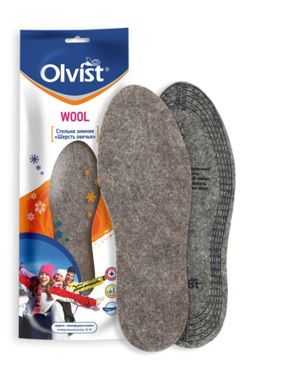 olvist стельки wool шерсть овечья зима												