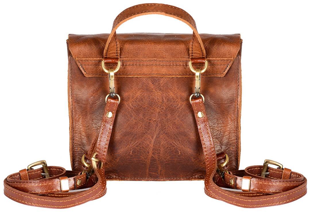 сумка-рюкзак  натуральная кожа корея