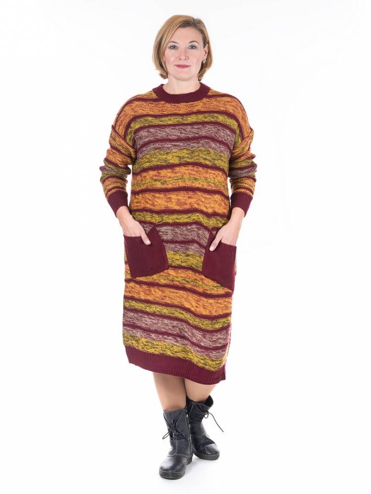 платье вязаное