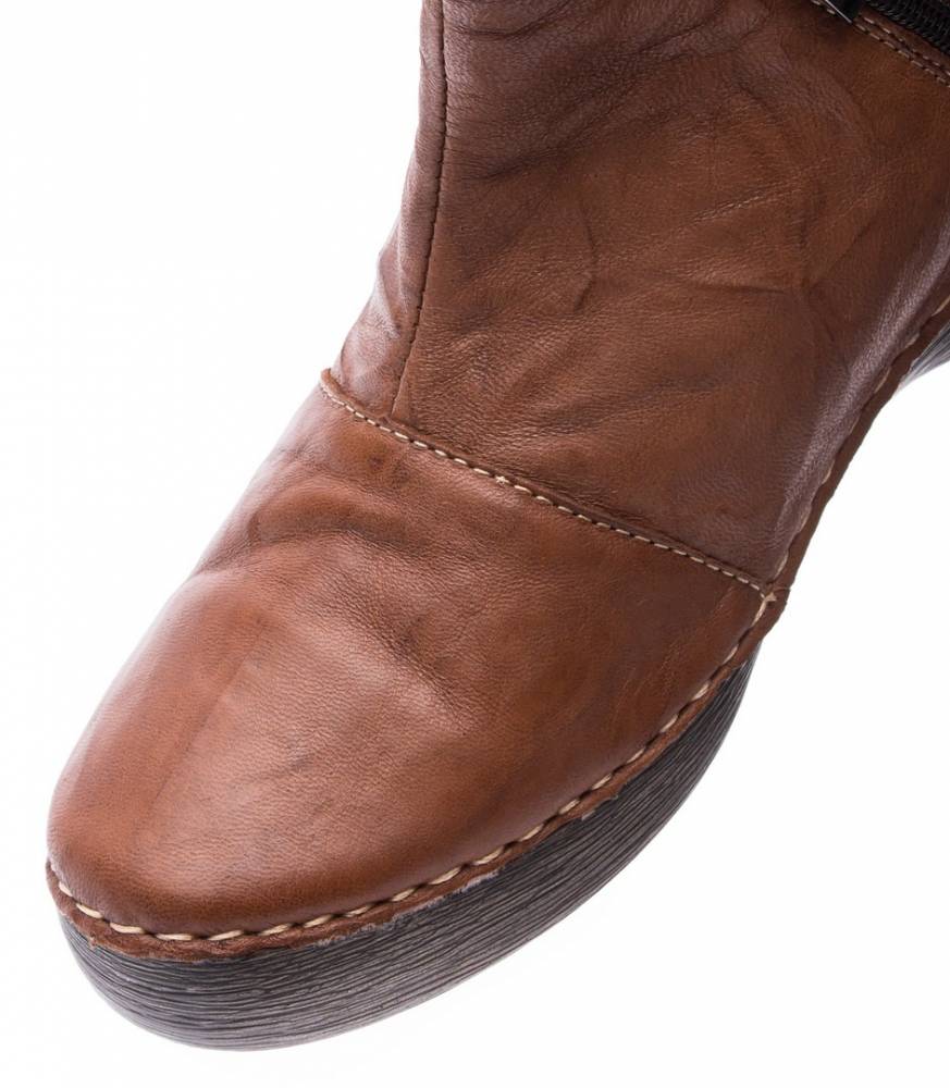 женские ботинки  натуральная кожа/байка gugu германия