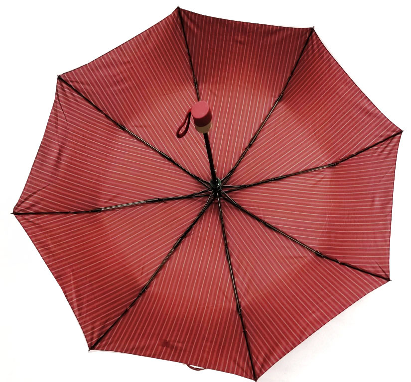 10622(6709) зонт полуавтомат в полосу бордо tiangi umbrella китай