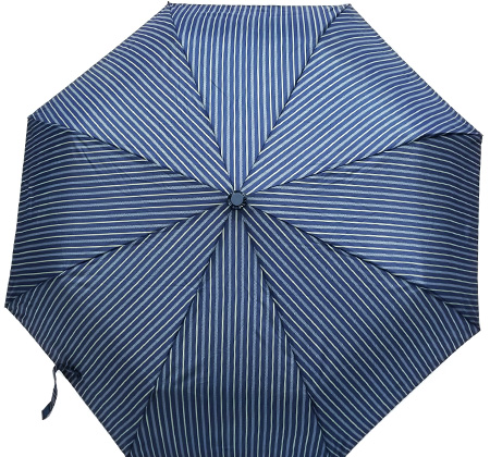 10622(6709) зонт полуавтомат в полосу синий tiangi umbrella китай