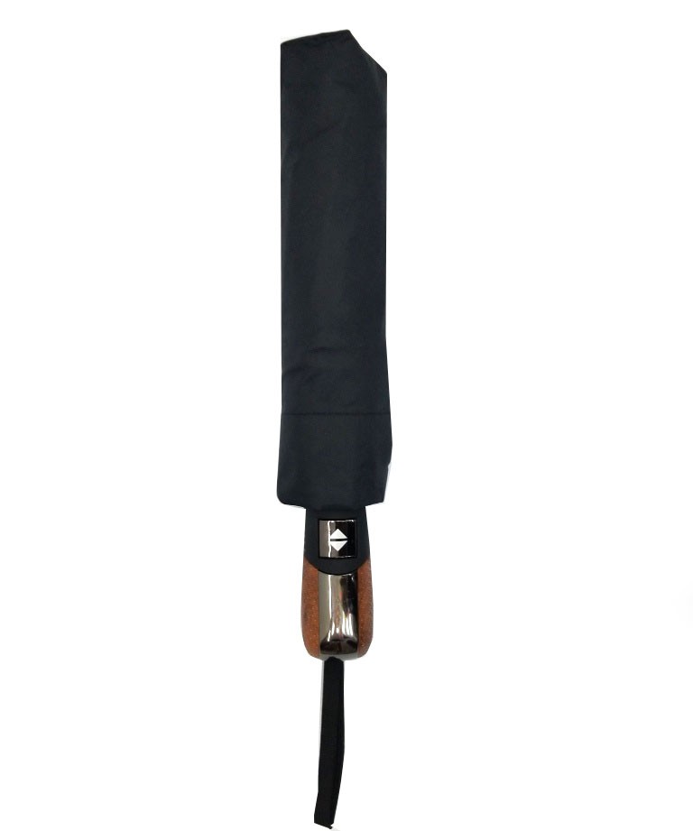 z9152 зонт автомат черный ручка со вставкой zein england/prc