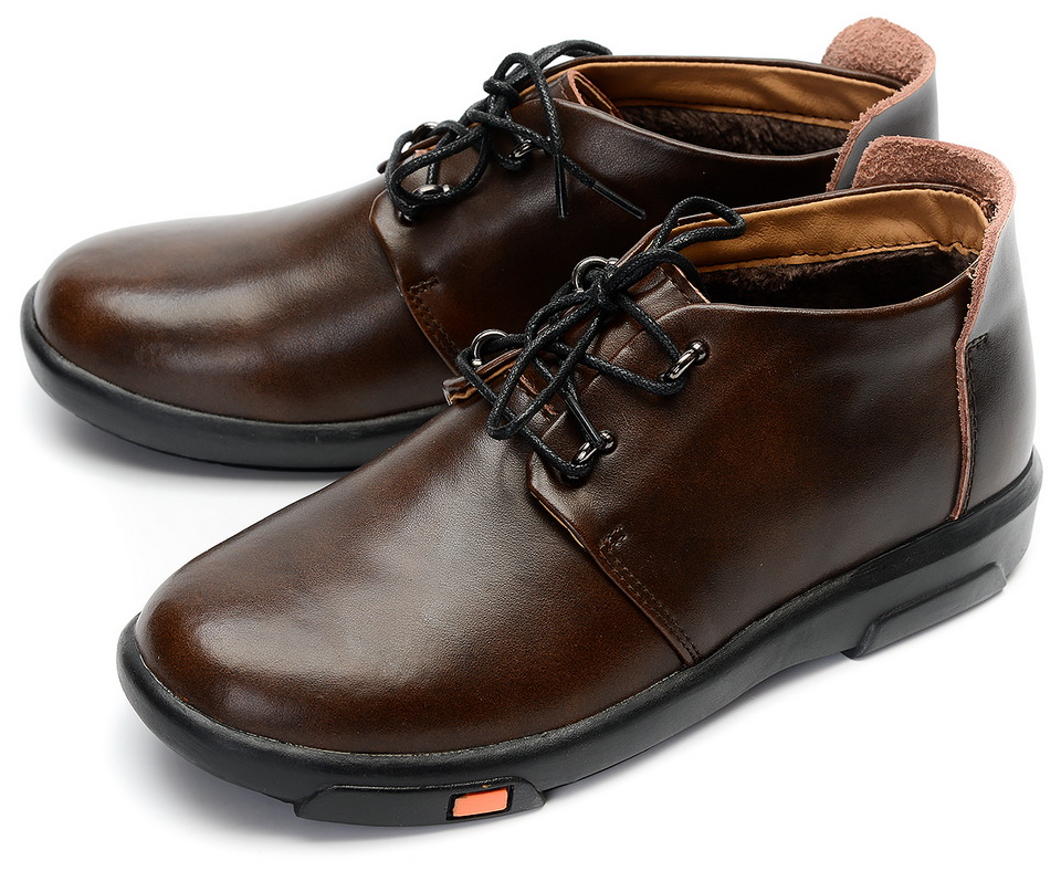 мужские ботинки натуральная кожа/искусственный мех gugu германия