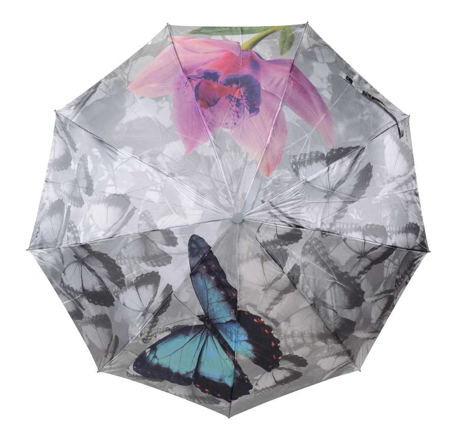 зонт автомат цветы бабочки mns prc for tm
