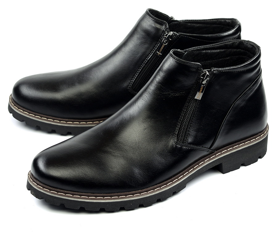 мужские ботинки  натуральная кожа / байка corvetto