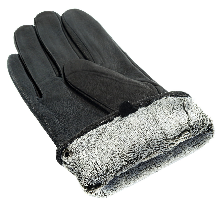 мужские перчатки оленья кожа / флис yongheng