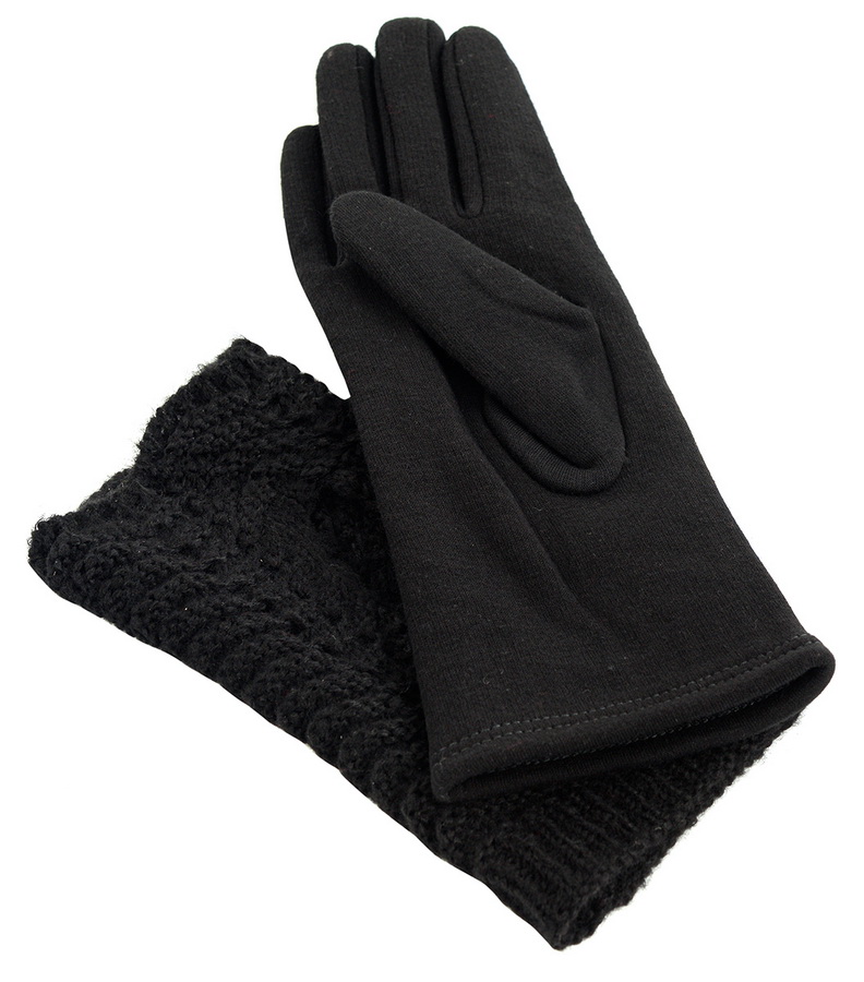 женские перчатки ажурный трикотаж / трикотаж утеплённый на флисе мария
