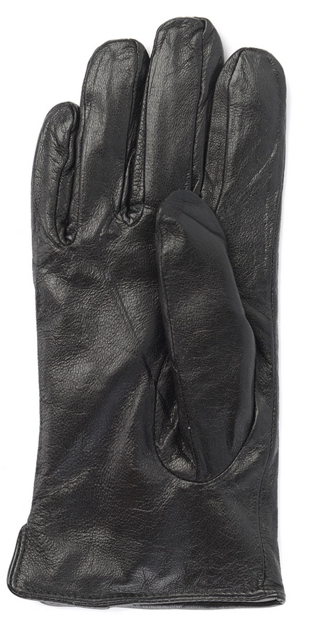 мужские перчатки большой размер кожа оленя / флис romano