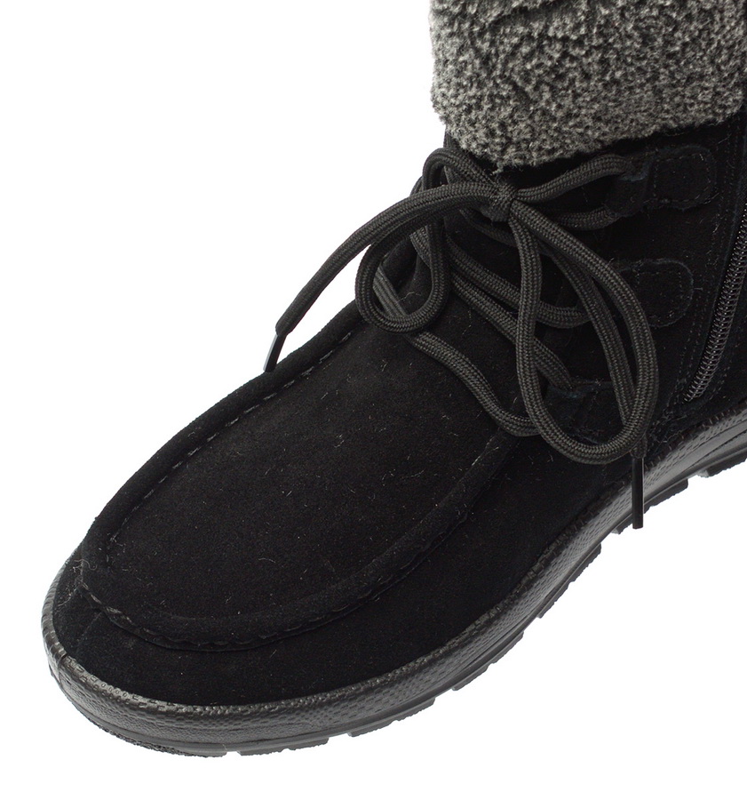 женские ботинки натуральная кожа (замша) / искусственный мех orto алми россия