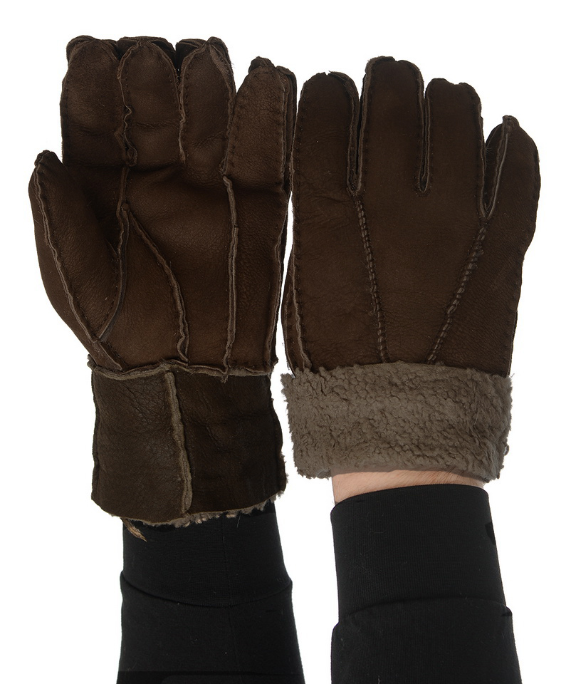 мужские перчатки  дубленка /мутон l(11)-xl(12)