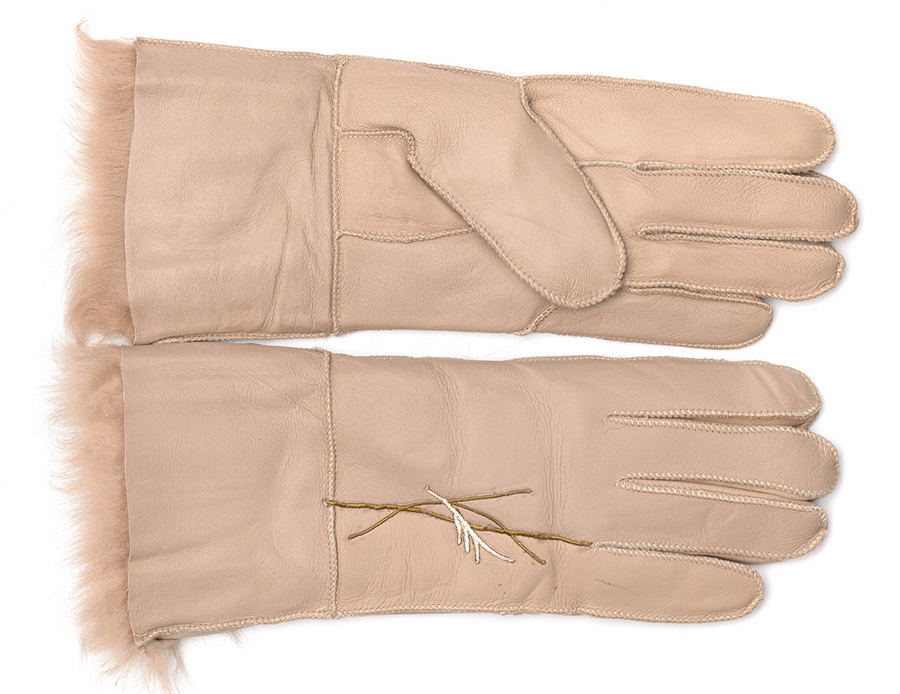 женские перчатки дублёнка / мутон l(7.5)-2xl(8.5)
