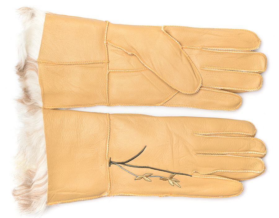 женские перчатки дублёнка / мутон l(7.5)-2xl(8.5)