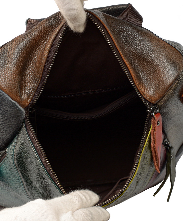 женский рюкзак-сумка натуральная кожа корея