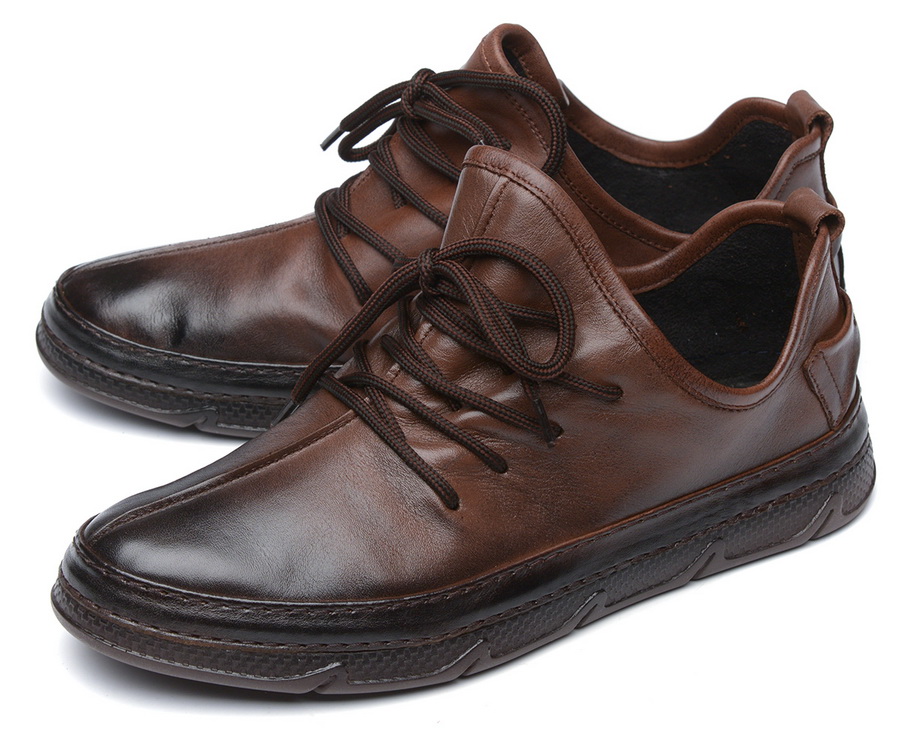 мужские ботинки натуральная кожа / натуральная кожа, байка corvetto