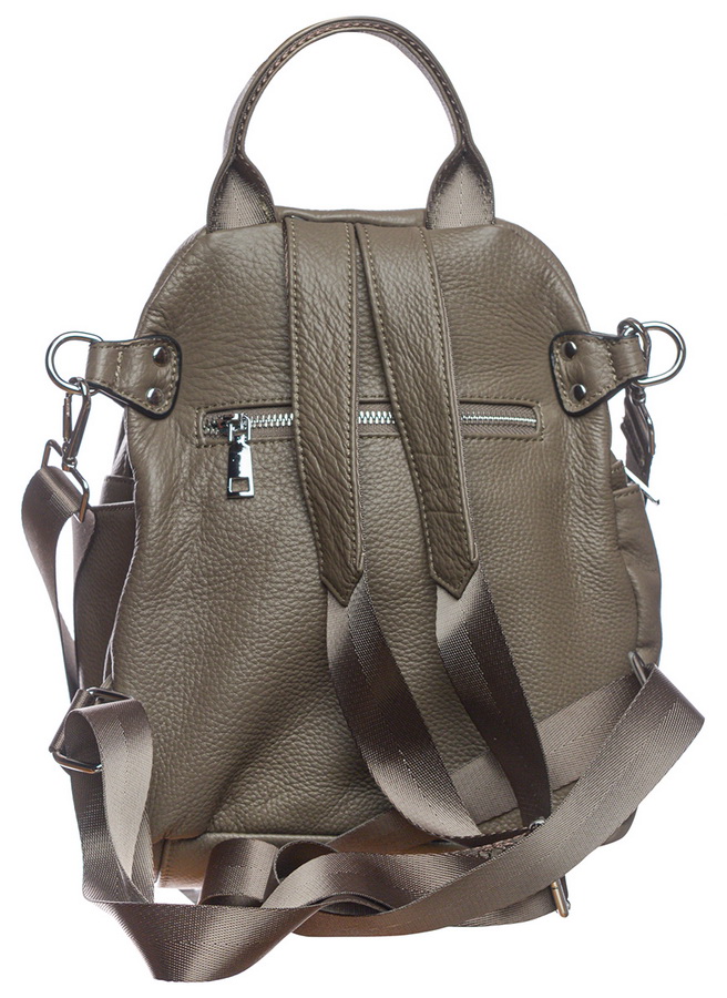 женская сумка-рюкзак натуральная кожа  kiki lok корея