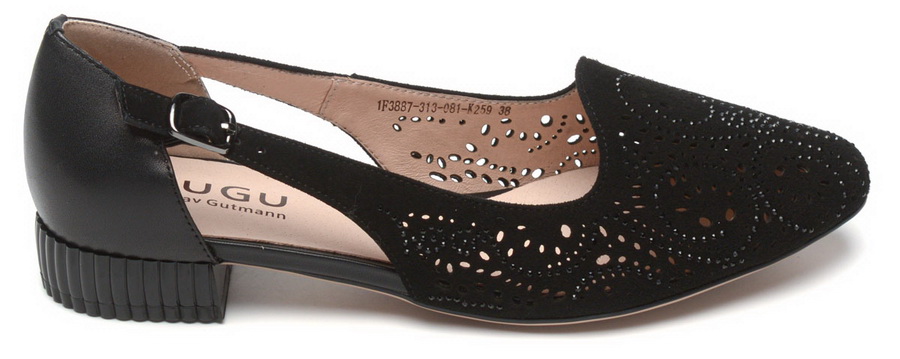 женские туфли натуральная кожа (велюр) gugu германия
