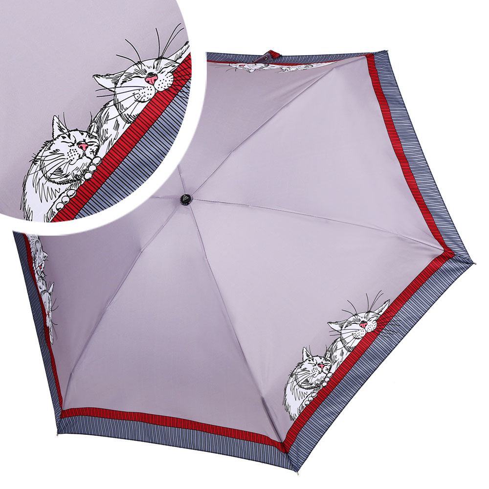 зонт-мини женский механика fabretti