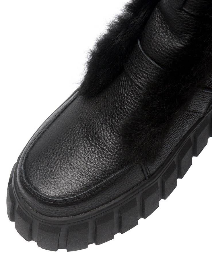 женские ботинки натуральная кожа/ натуральный мех gugu германия