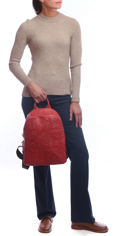 рюкзак женский натуральная кожа kiki lok корея