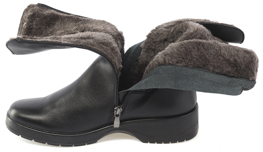 женские сапоги натуральная кожа / шерсть росвест россия