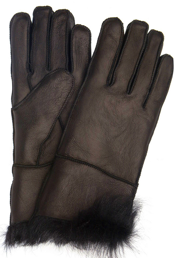 женские перчатки дублёнка / мутон m=7,5,l=8, xl=8,5