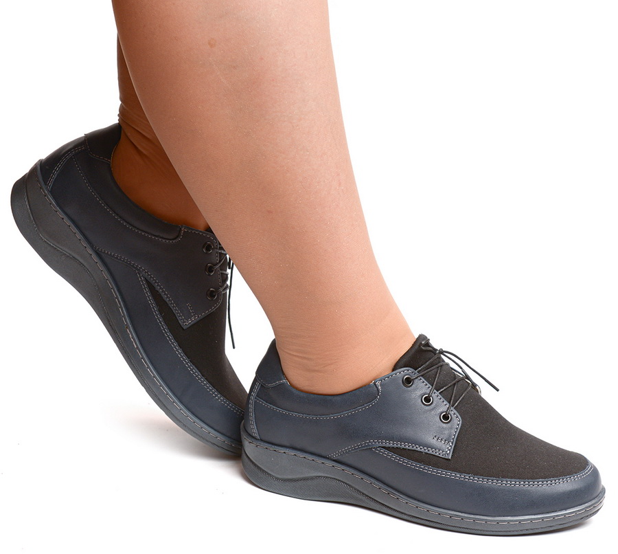женские туфли натуральная кожа + спецтекстиль corvetto