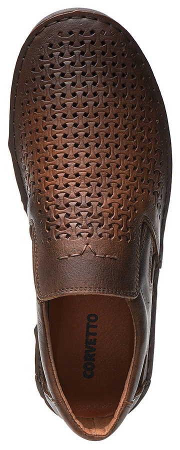 мужские туфли летние натуральная кожа  corvetto италия