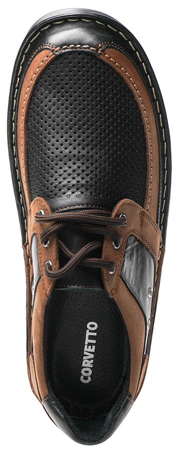 мужские туфли летние натуральная кожа + нубук corvetto италия