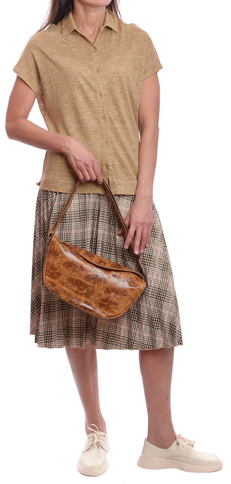 женская сумка натуральная кожа  kiki lok корея